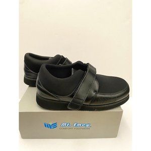 NEW Mt. Emey Therapeutic Comfort 728-E Mens Black Leather Shoes Size 10 Width 4E